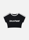 Maybe Black Raglan Crop T-Shirt