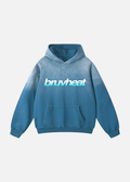 Aspen Heavyweight Sunfade Denim Blue Oversized Hoodie