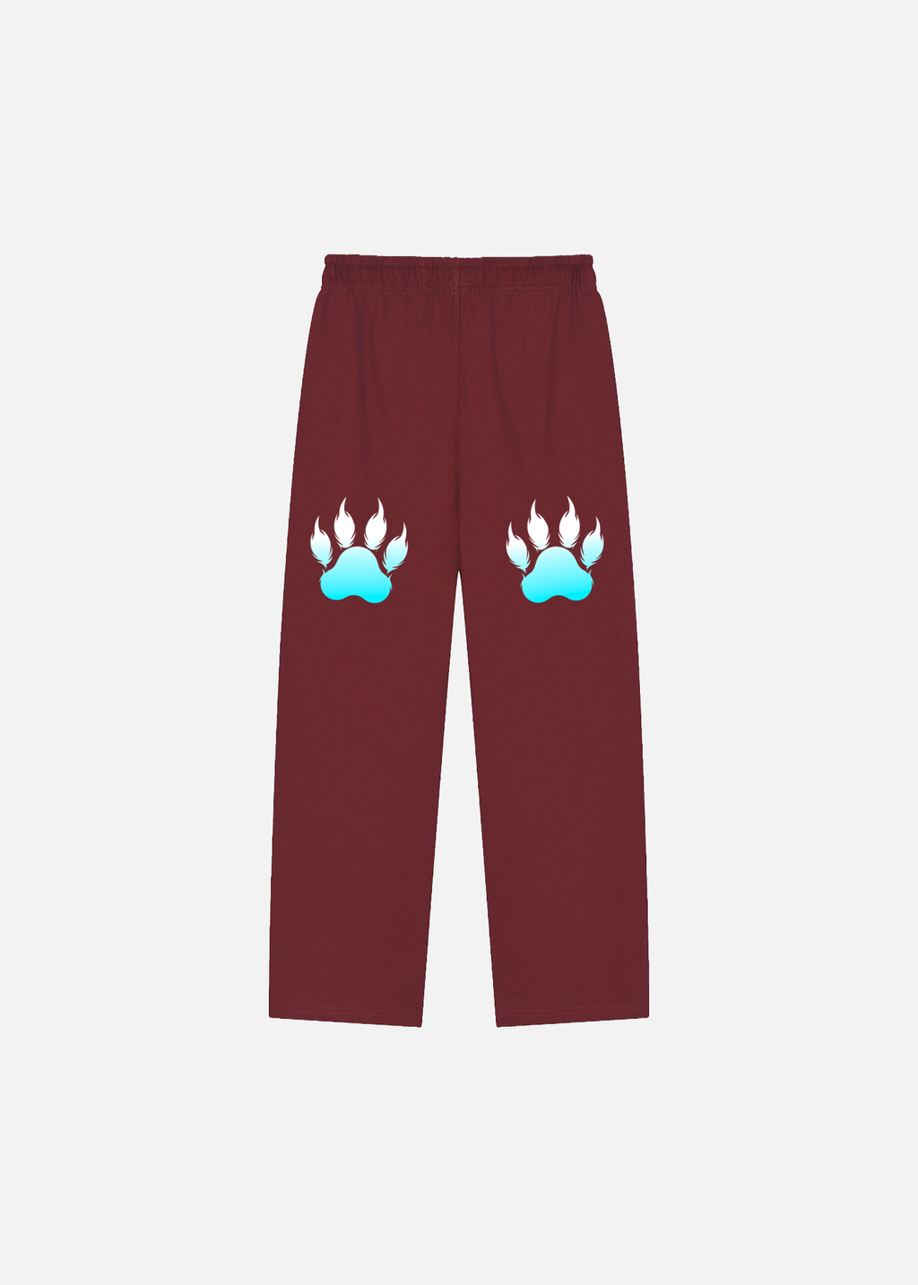 Landon Harvard Red Straight-Leg Sweatpants