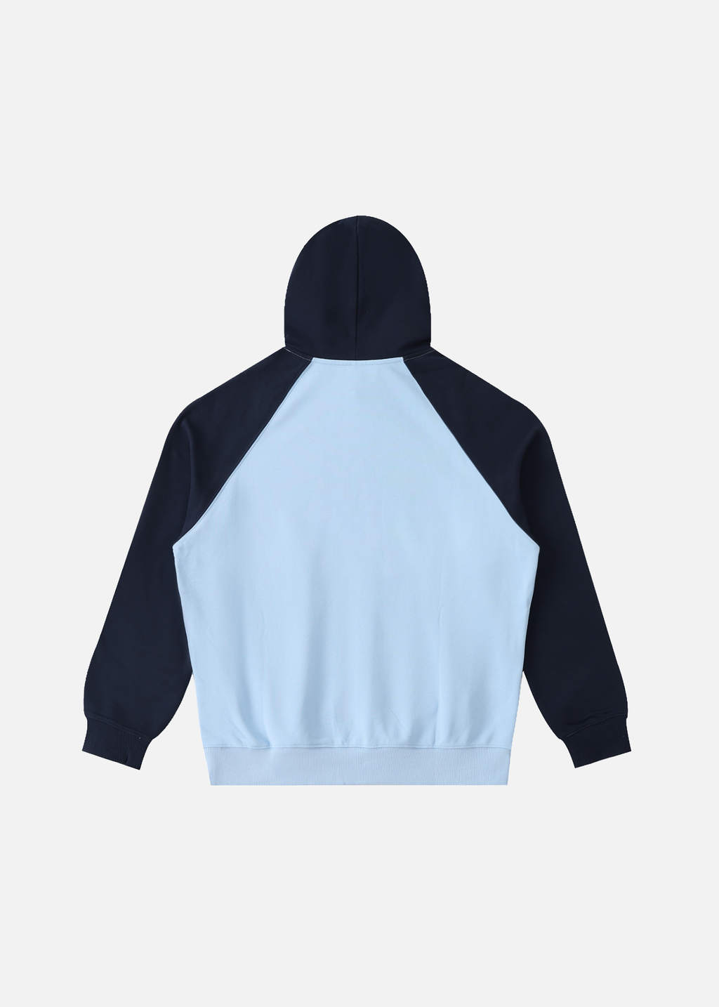 Malibu Sky Blue & Navy Raglan Hoodie