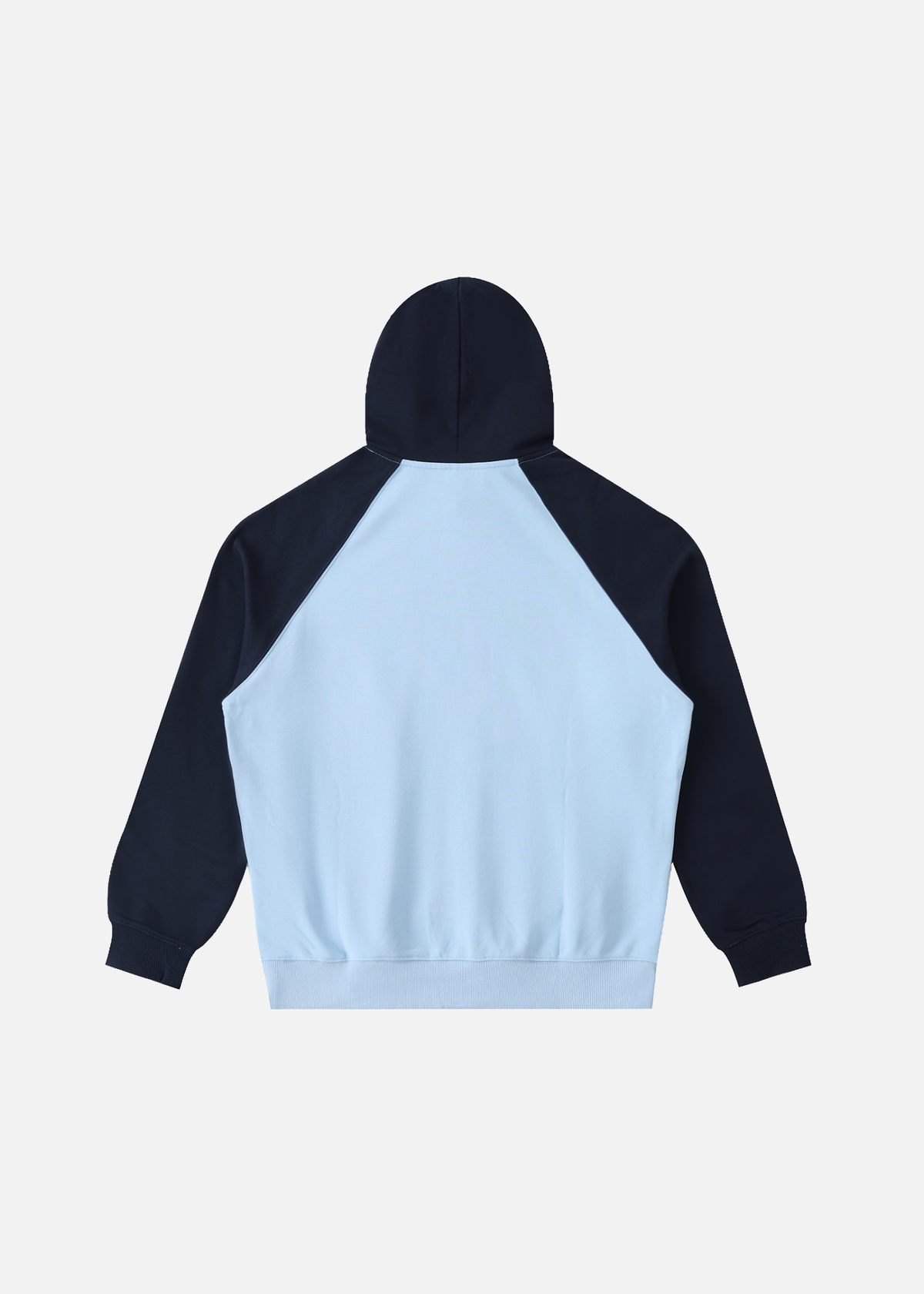 Malibu Sky Blue & Navy Raglan Hoodie