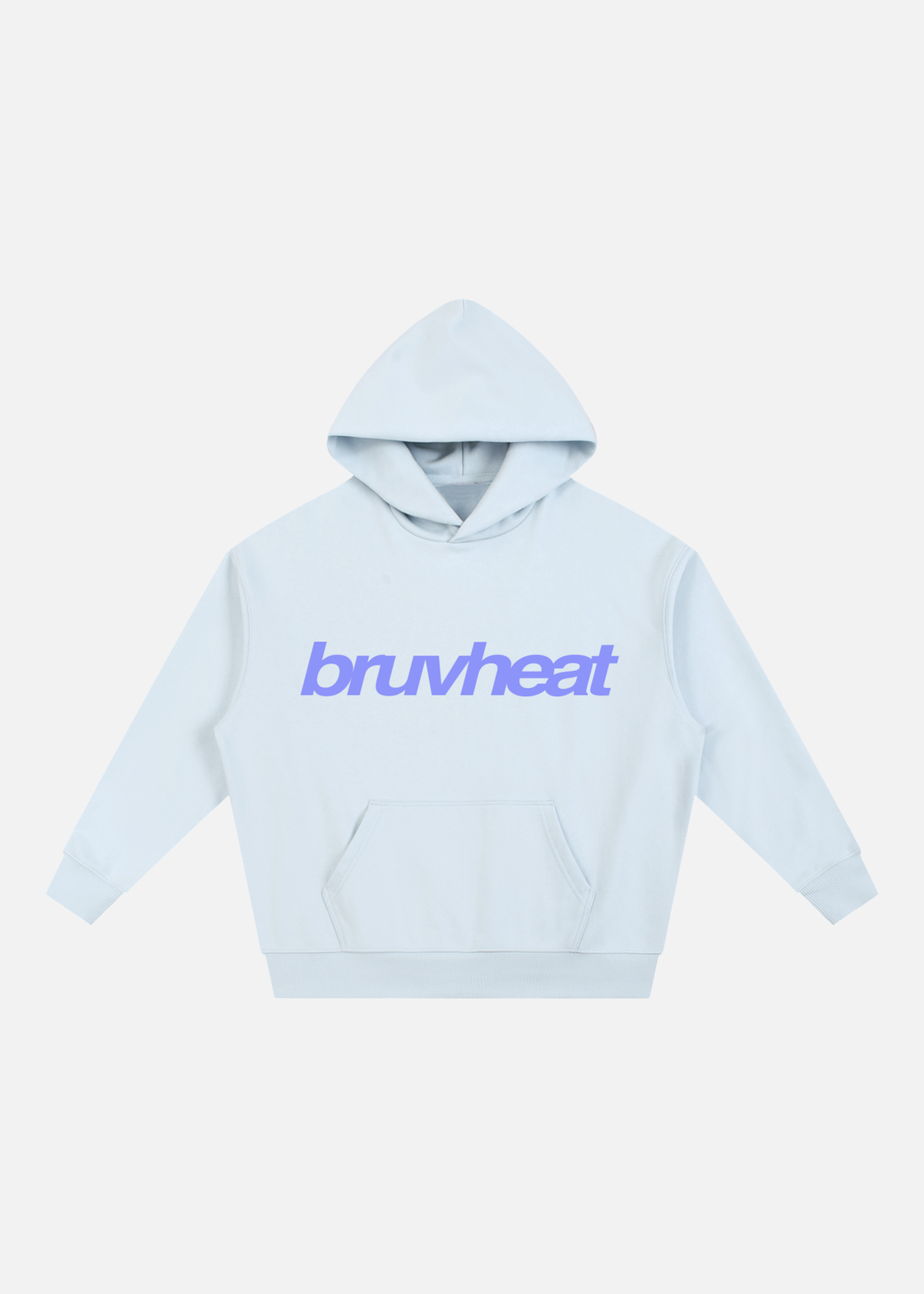 Weston Blue Heavyweight Boxy Drop-Shoulder Hoodie