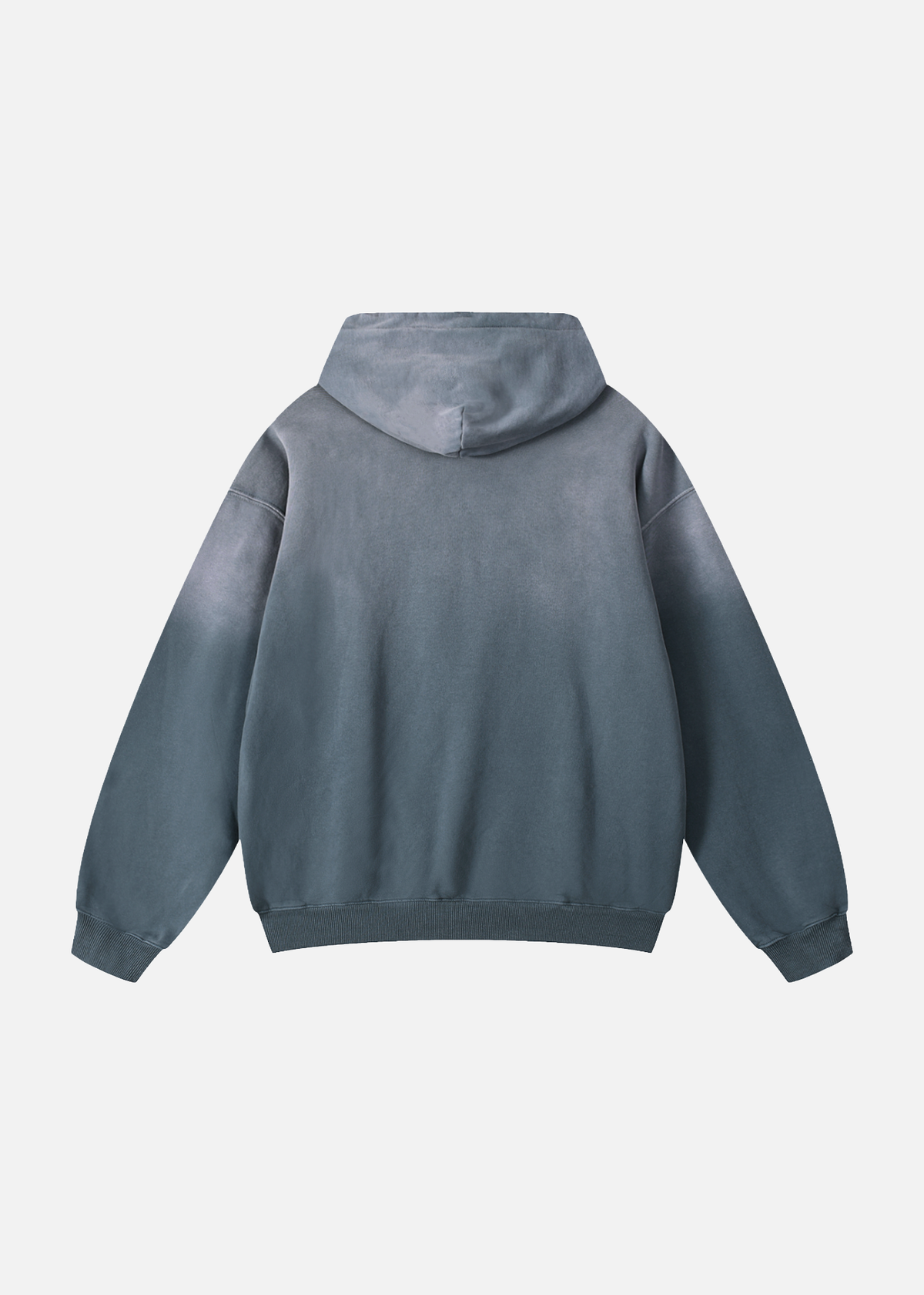 Aspen Heavyweight Sunfade Grey Blue Oversized Hoodie
