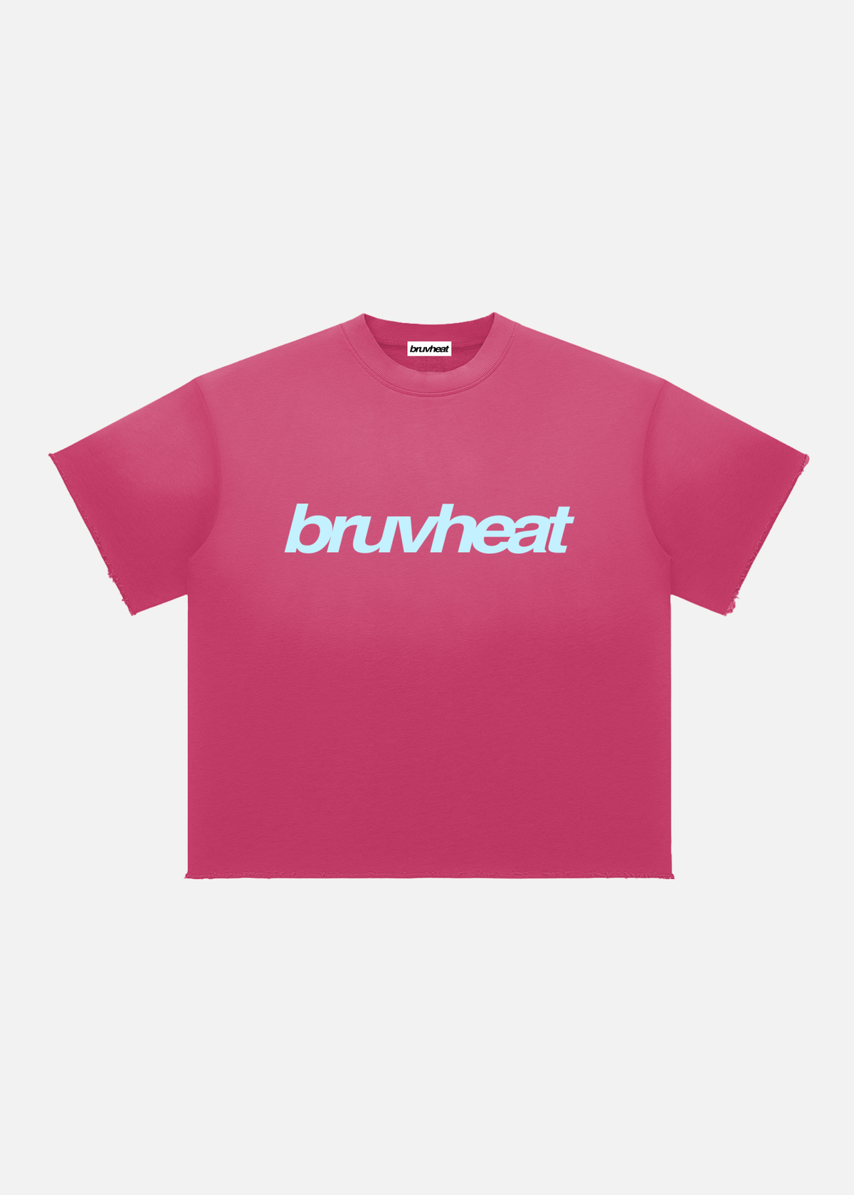 Rival Sunfade Rose Red Raw-Edge T-Shirt