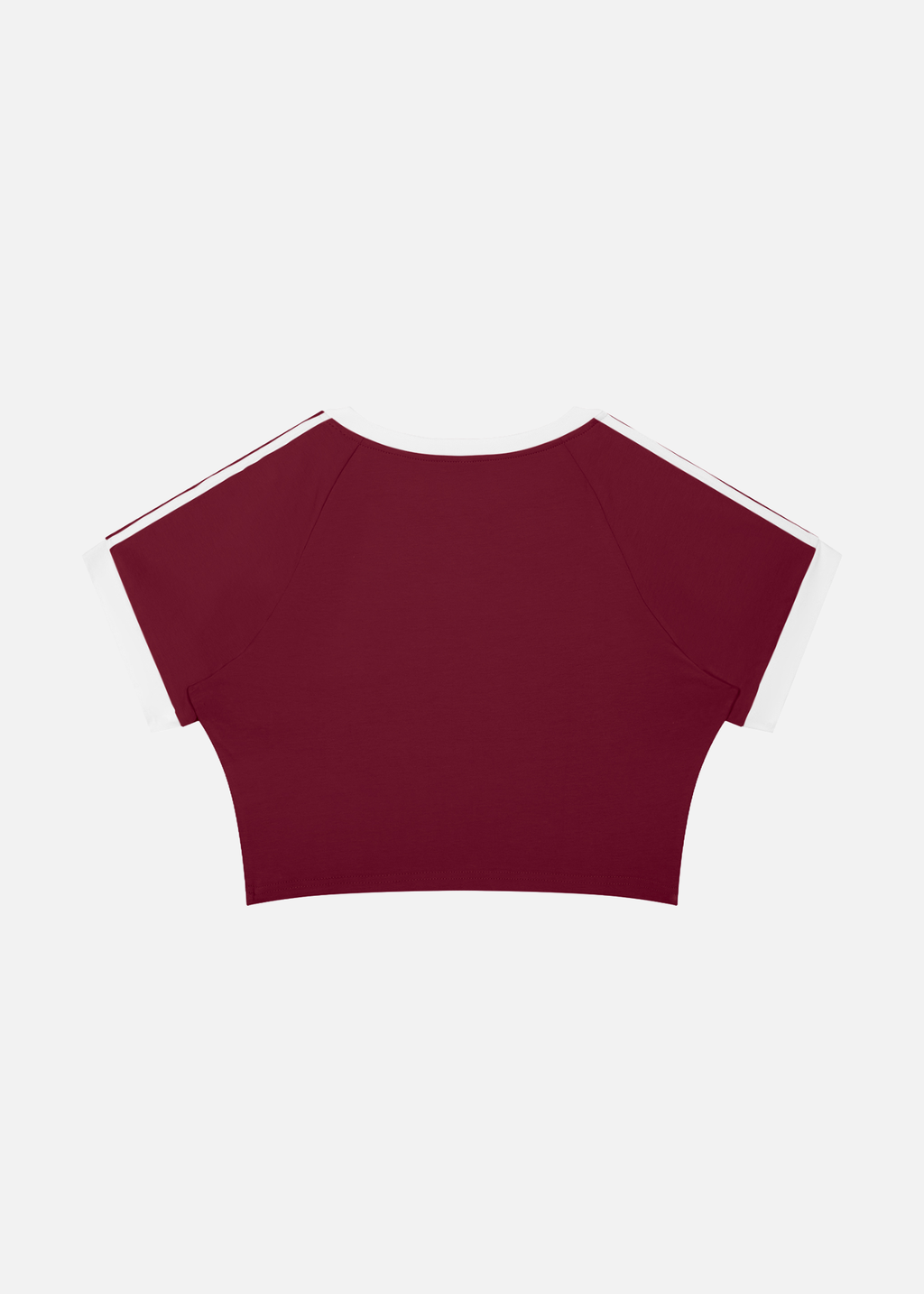 Maybe Red Raglan Crop T-Shirt
