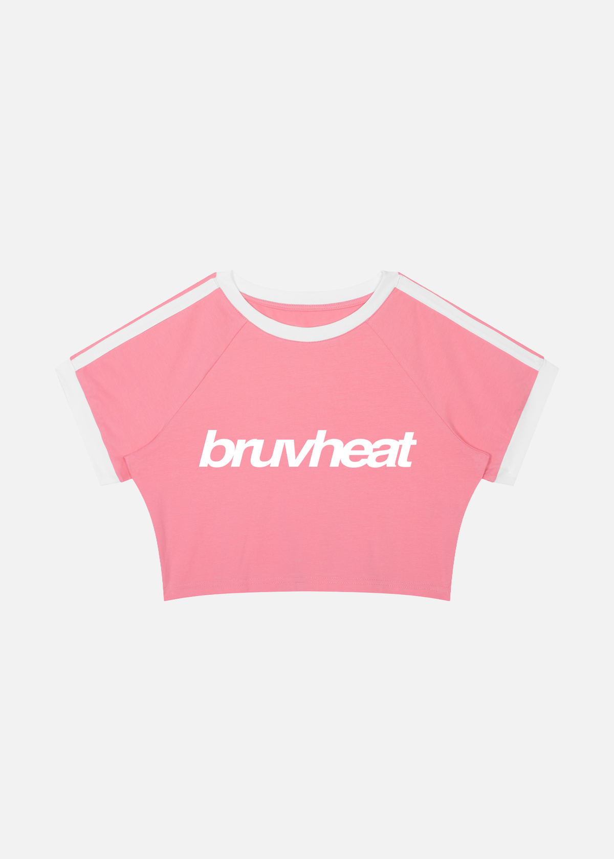Maybe Pink Raglan Crop T-Shirt