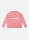 Austin Vintage Washed Pink Hand-Frayed Sweater