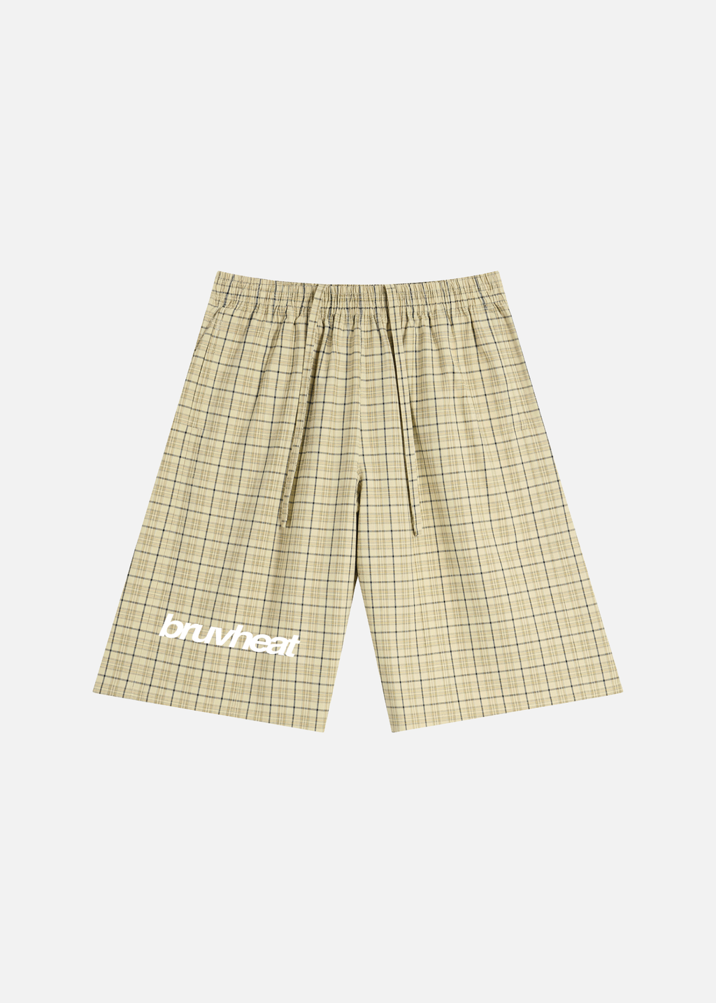 Dakota Apricot Plaid Wide-Leg Shorts