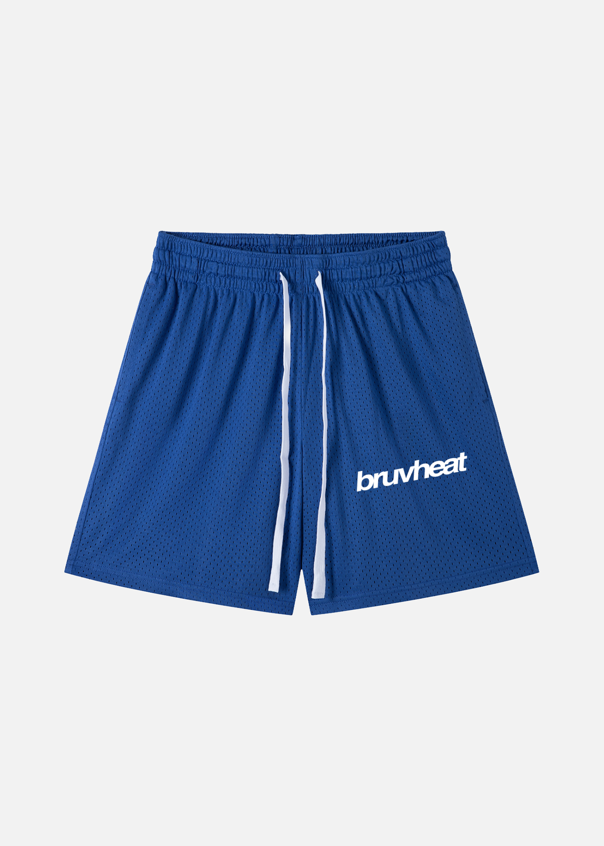 Brody Colourful Blue Mesh Drawstring Shorts