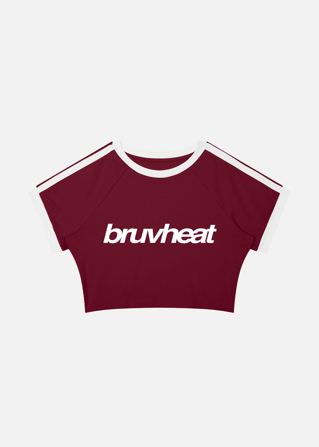 Maybe Red Raglan Crop T-Shirt