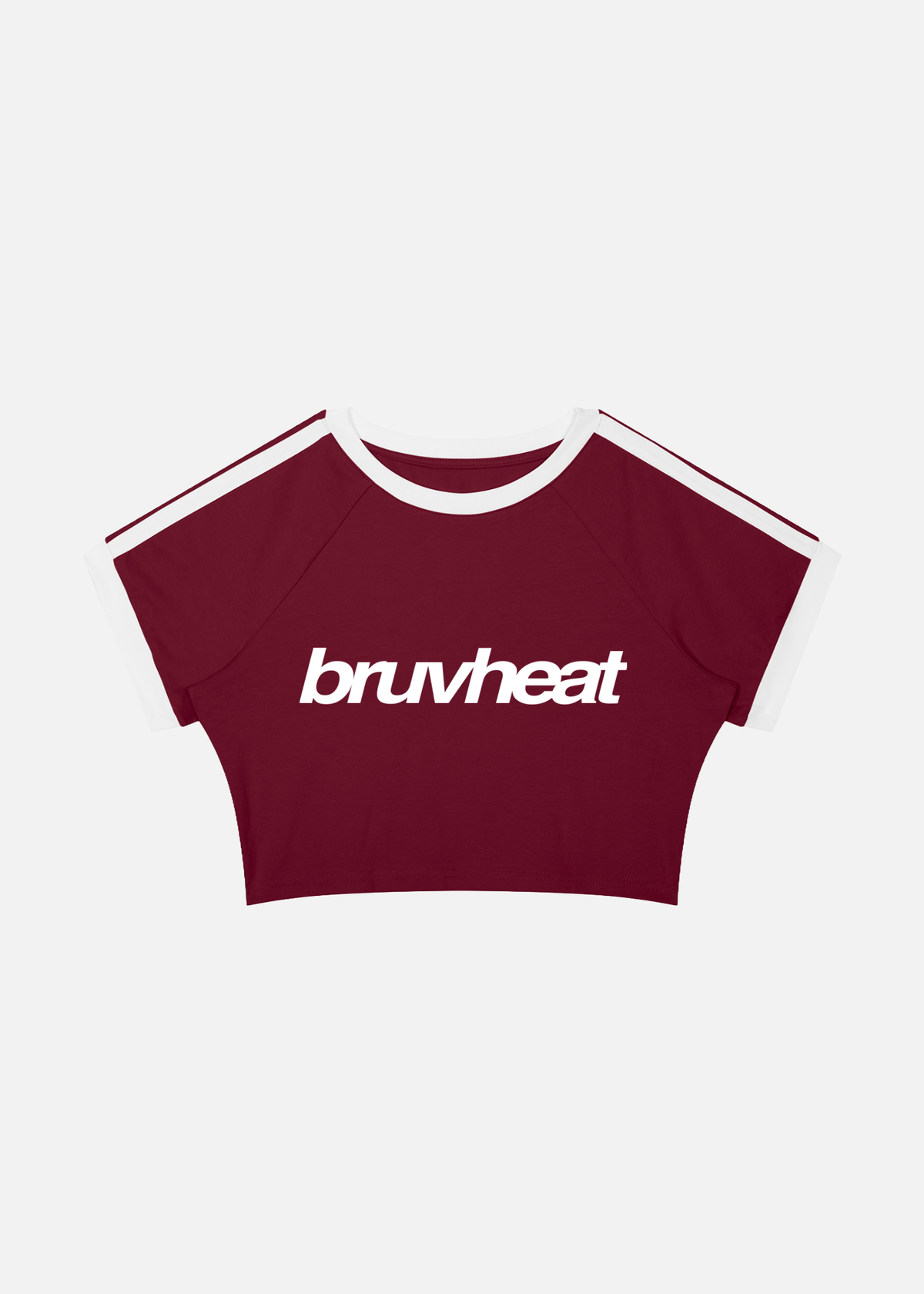 Maybe Red Raglan Crop T-Shirt