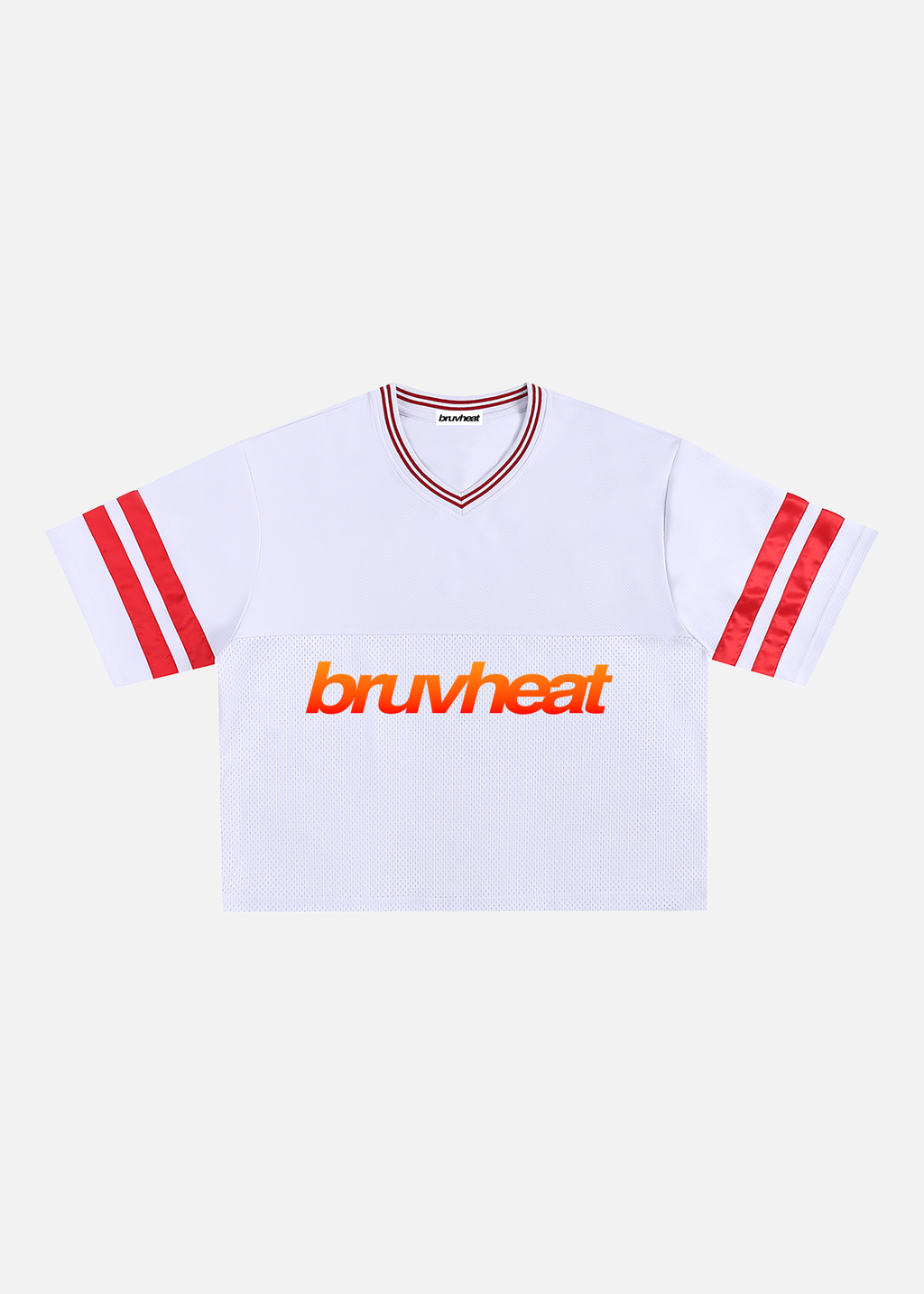 Trigger White Taped Mesh Boxy T-Shirt