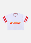 Trigger White Taped Mesh Boxy T-Shirt