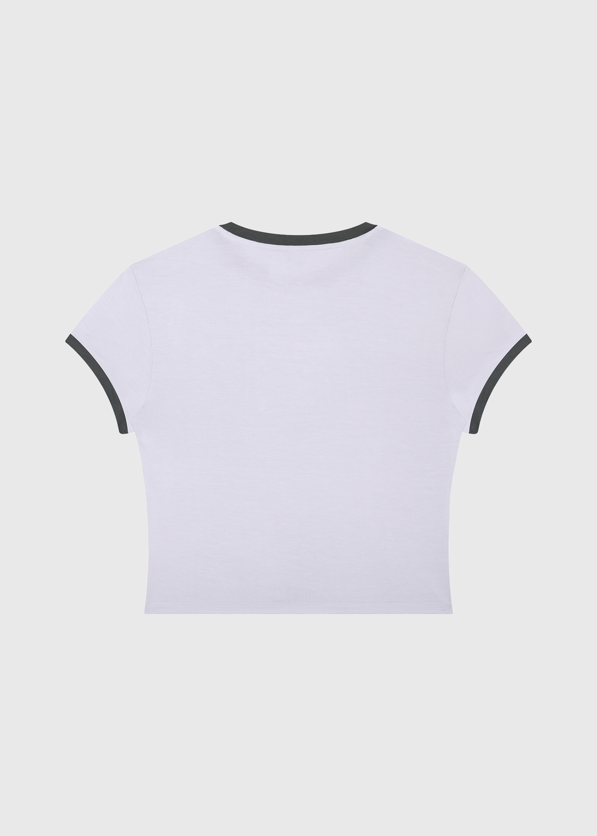 Rush Purple & Dark Grey Crop T-Shirt