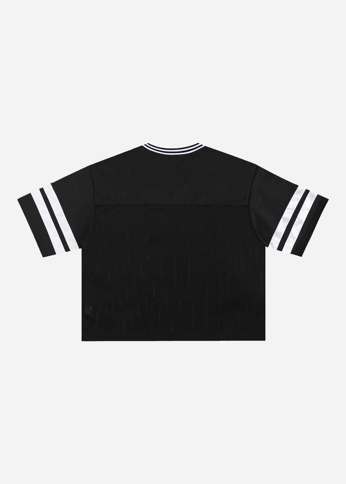 Trigger Black Taped Mesh Boxy T-Shirt
