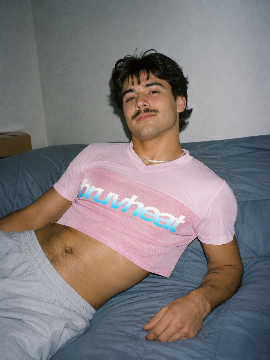 Solana Pink Paneled V-Neck Cropped Soccer Jersey