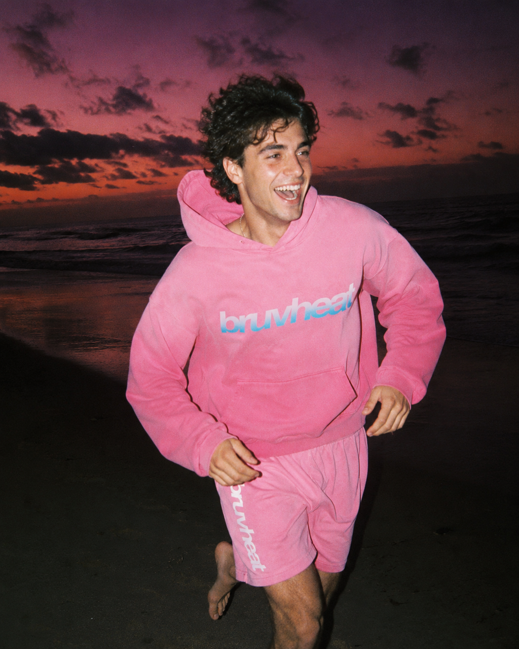 Aspen Heavyweight Sunfade Pink Oversized Hoodie