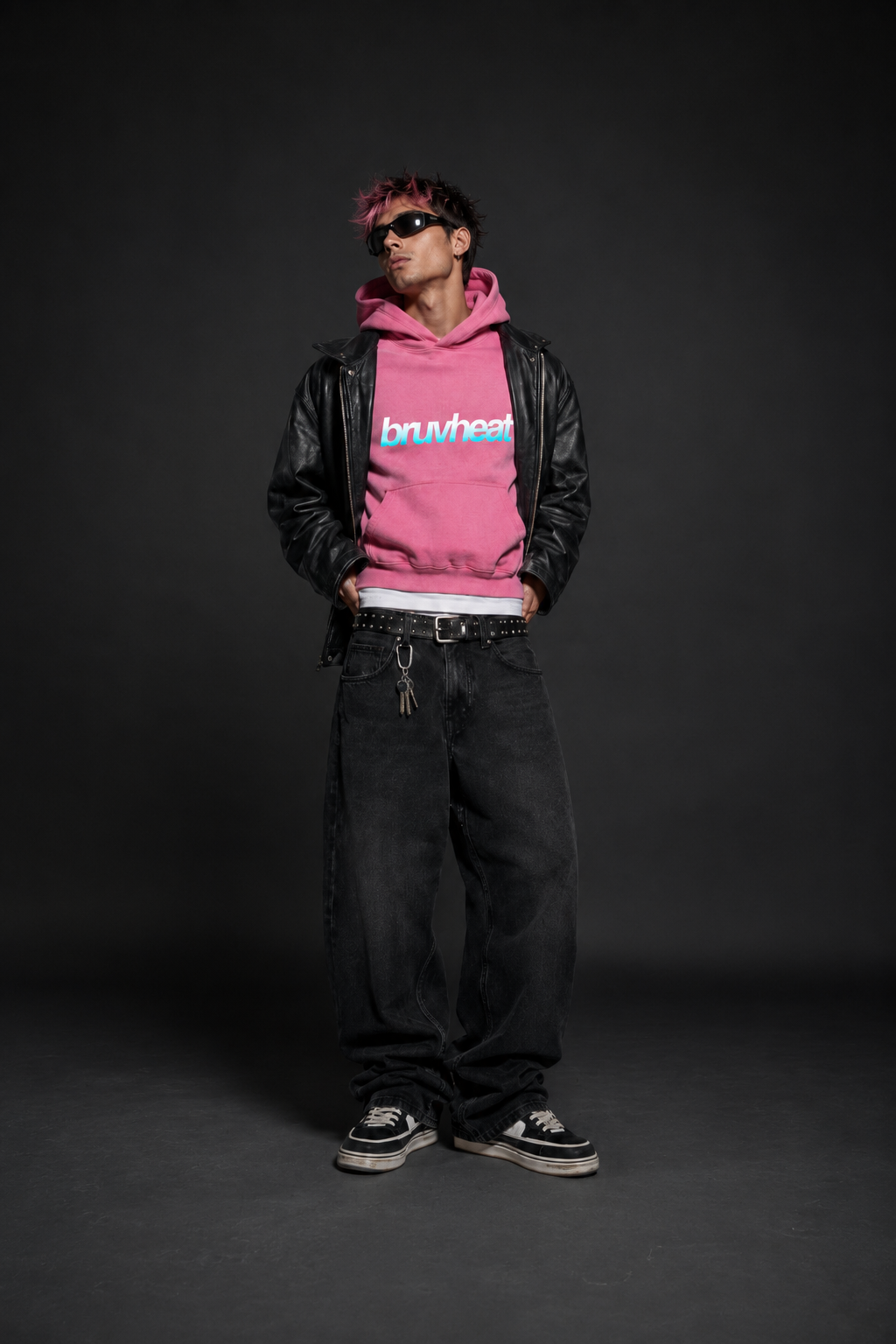 Aspen Heavyweight Sunfade Pink Oversized Hoodie