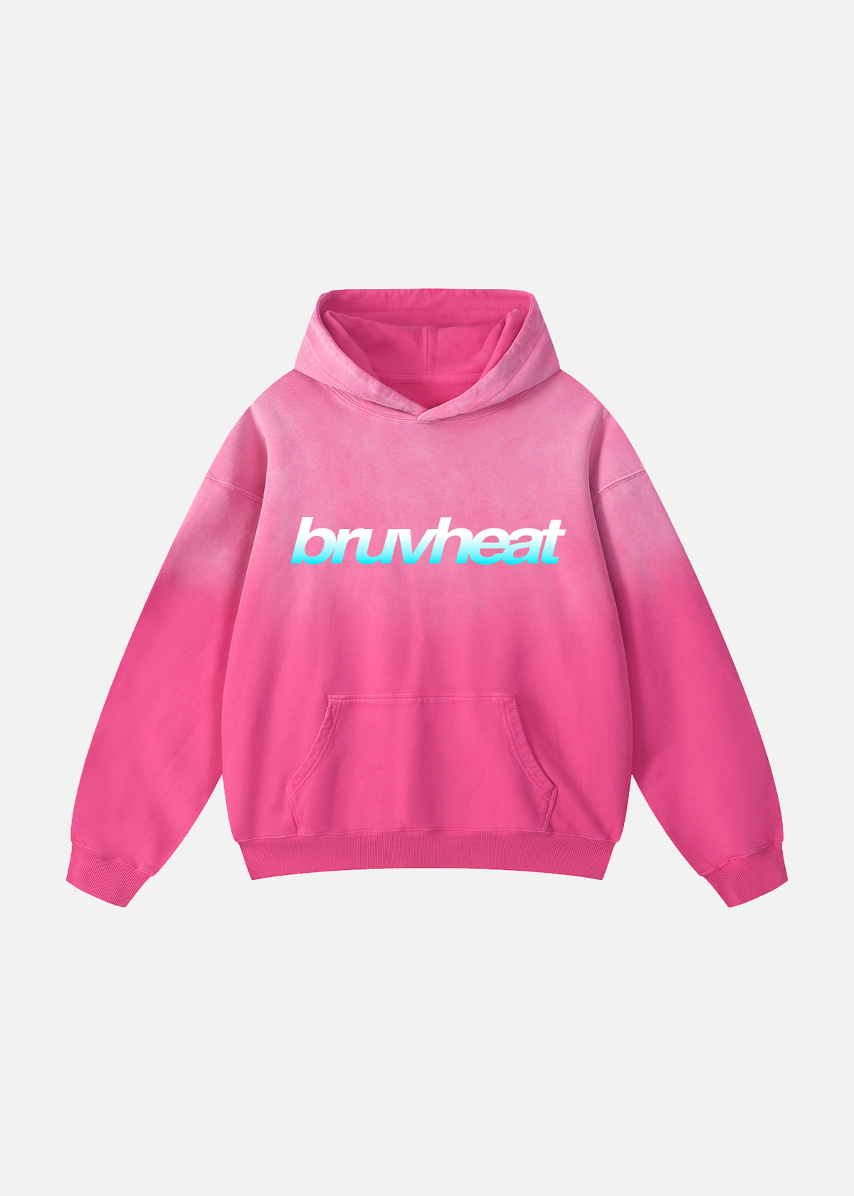 Aspen Heavyweight Sunfade Pink Oversized Hoodie