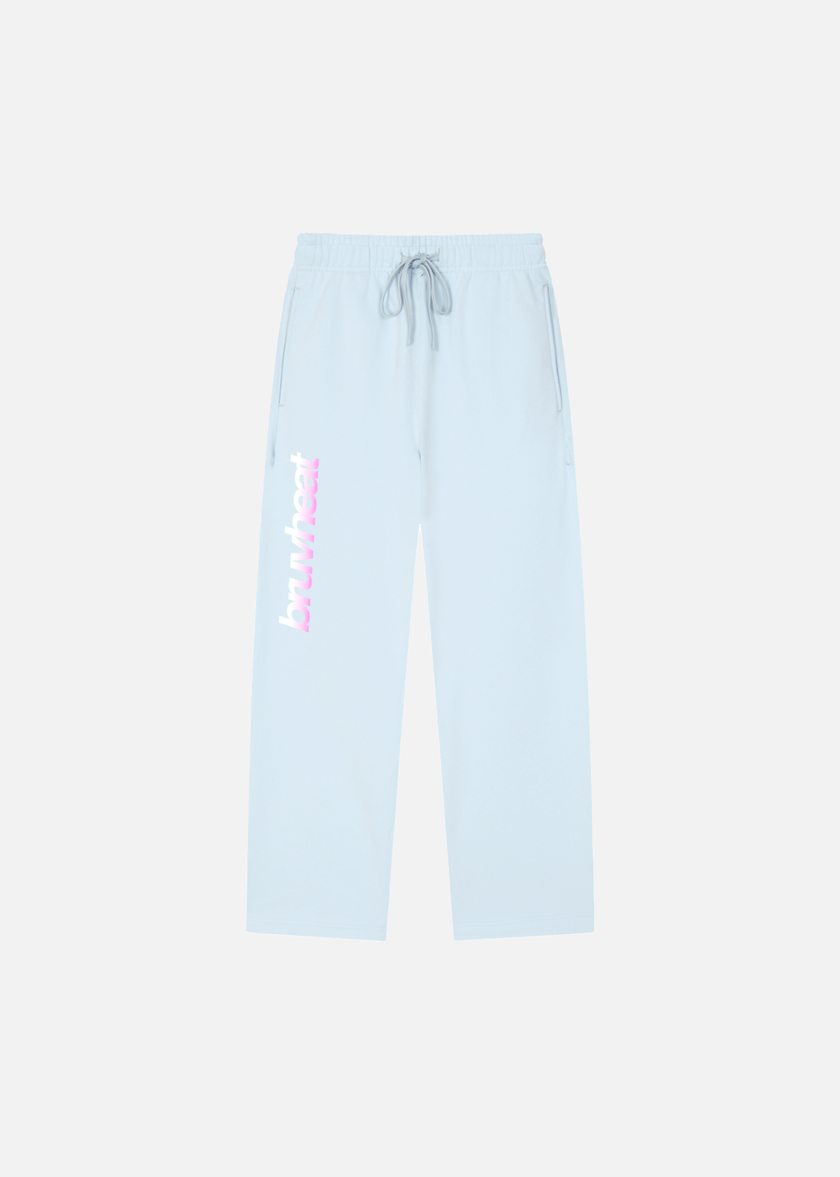 Landon Blue Straight-Leg Sweatpants