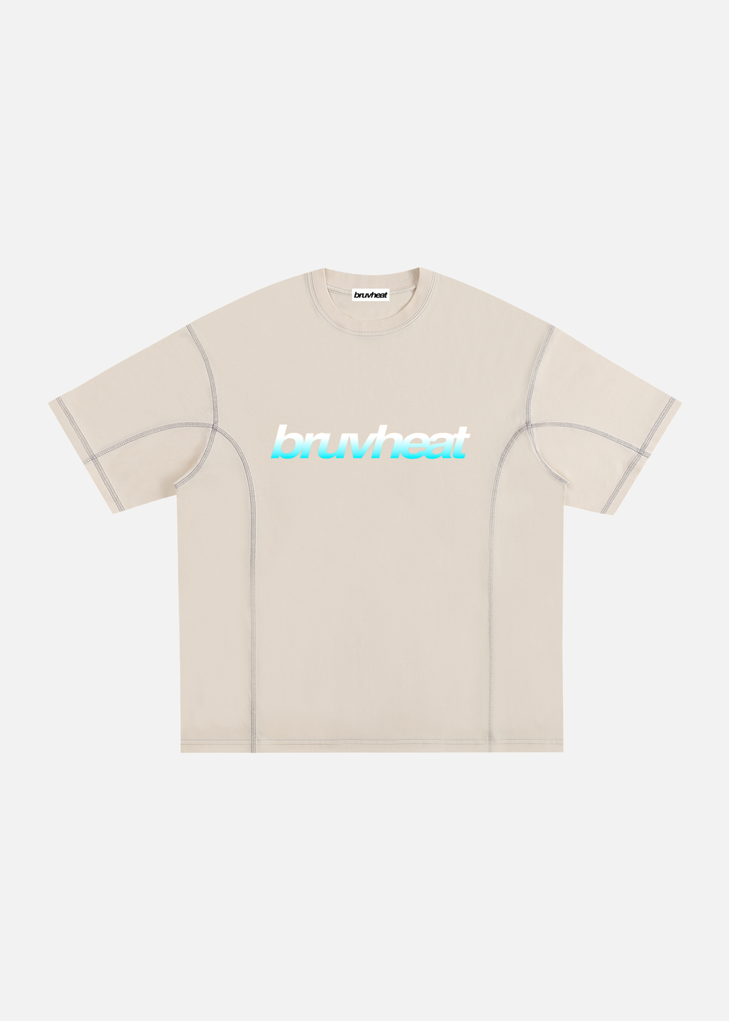 Mercer Apricot Contrast-Stitched Cotton T-Shirt