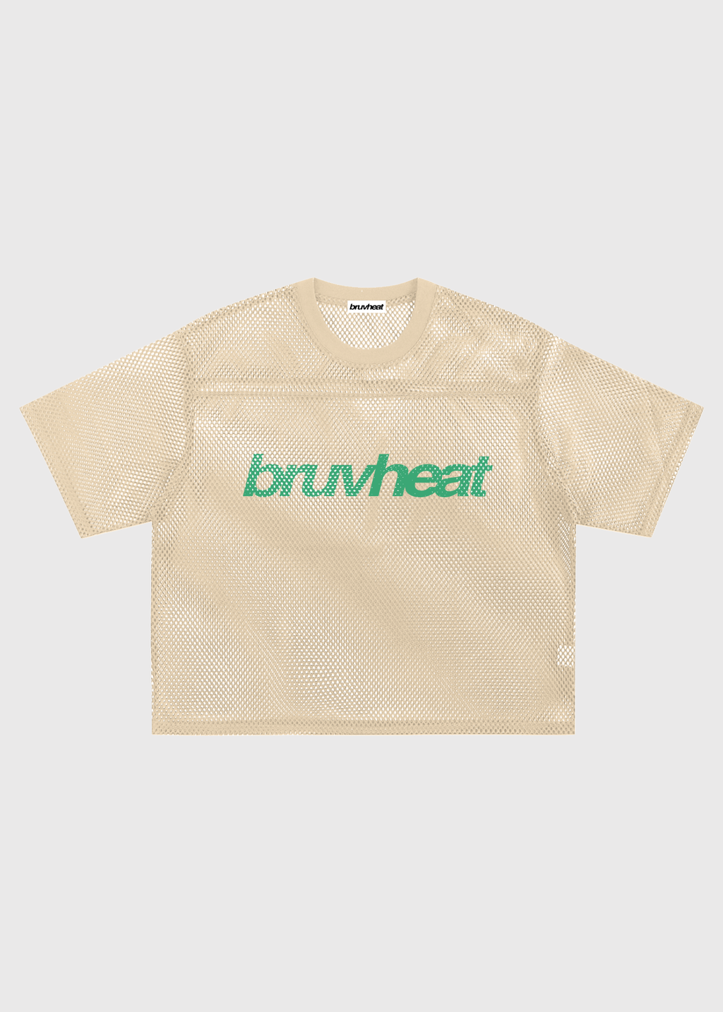 Afterglow Apricot See-Through Mesh T-Shirt
