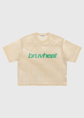 Afterglow Apricot See-Through Mesh T-Shirt