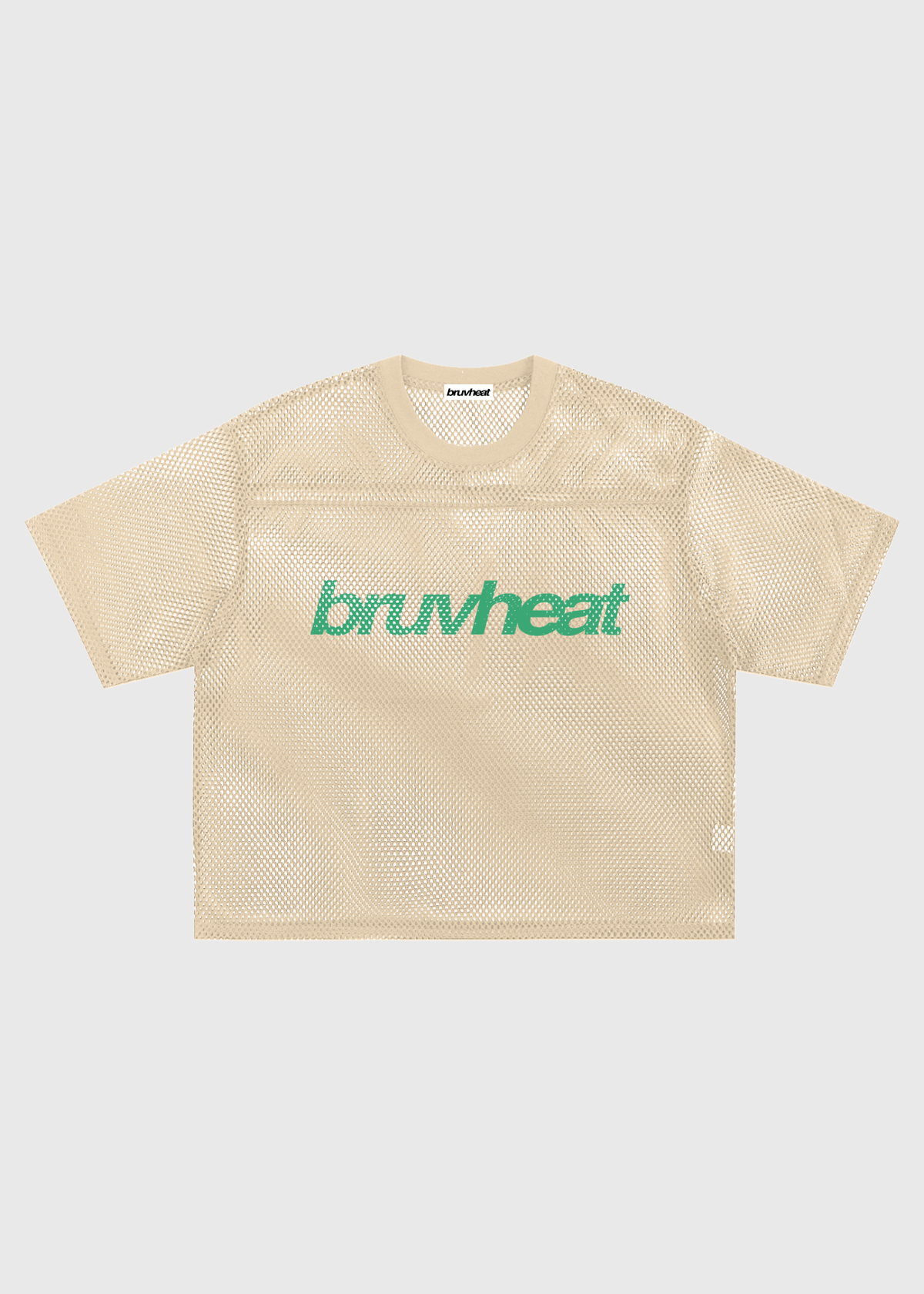 Afterglow Apricot See-Through Mesh T-Shirt