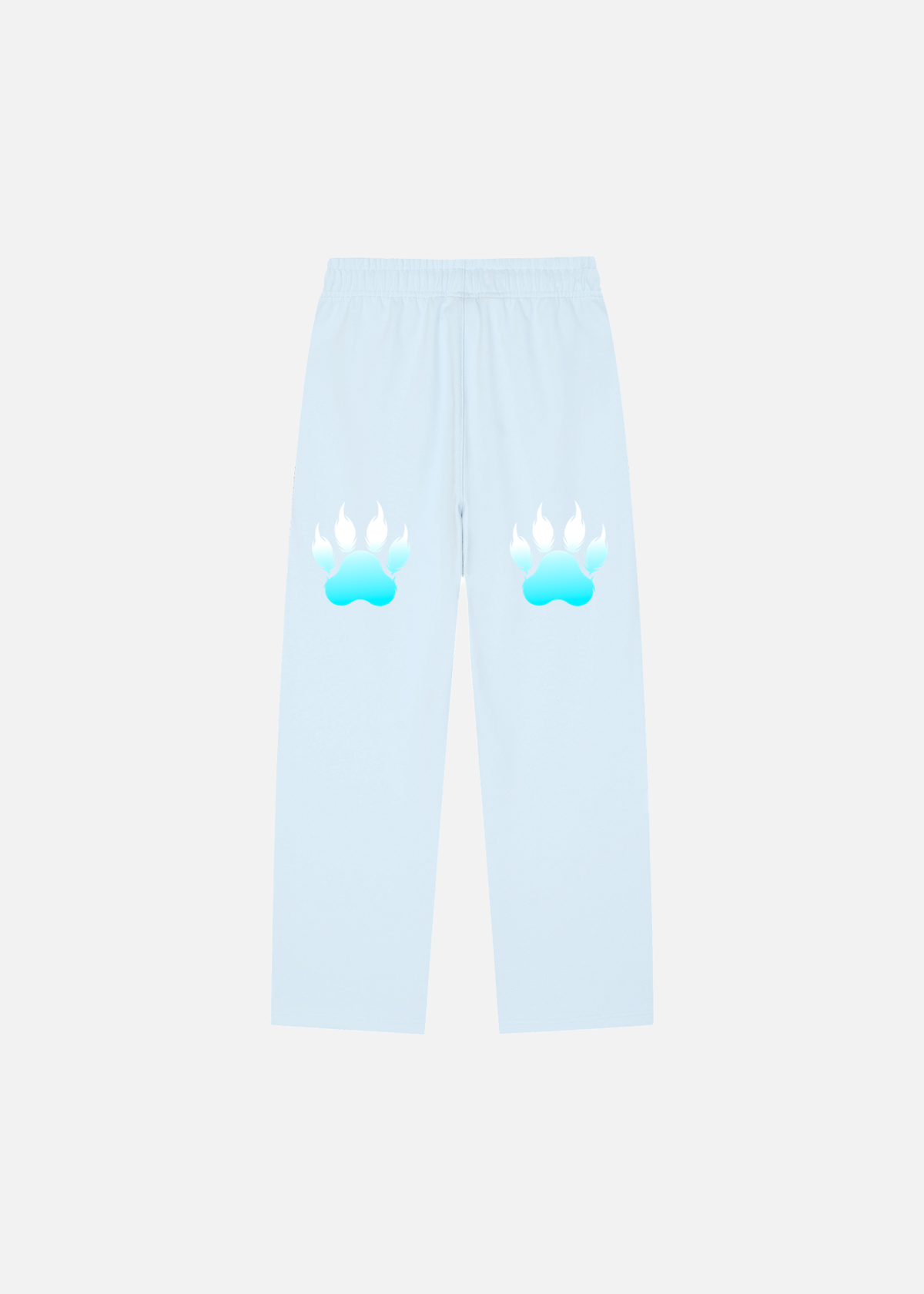 Landon Blue Straight-Leg Sweatpants