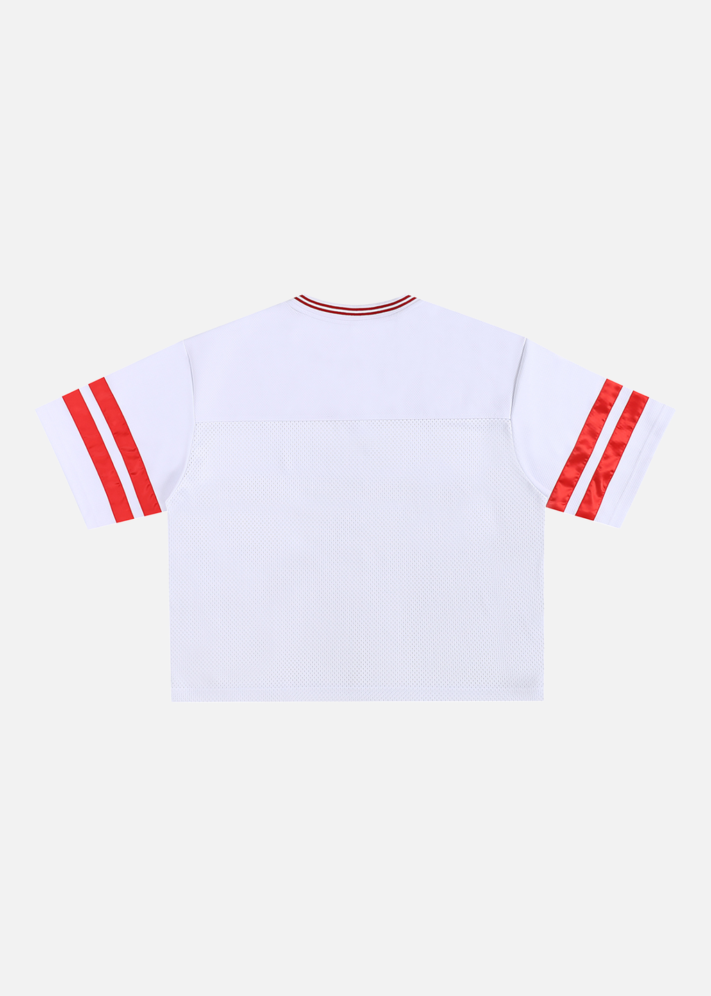 Trigger White Taped Mesh Boxy T-Shirt