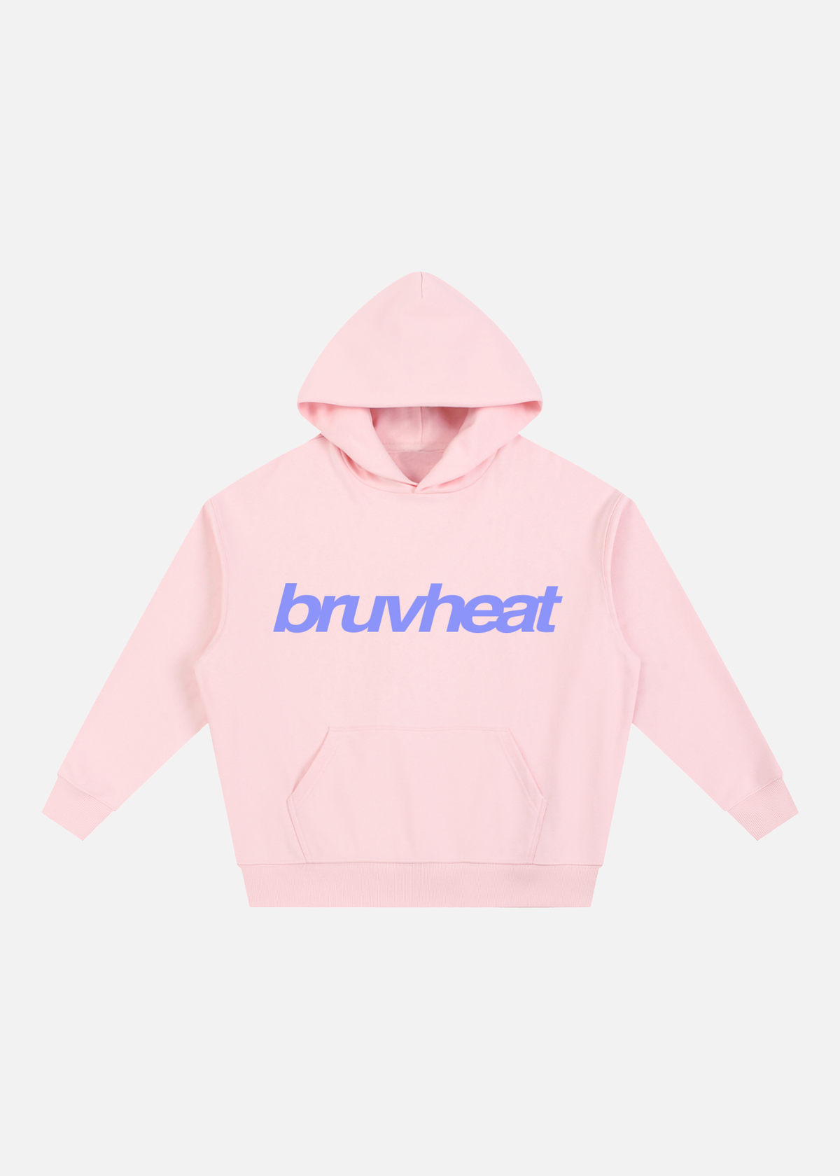 Weston Pink Heavyweight Boxy Drop-Shoulder Hoodie